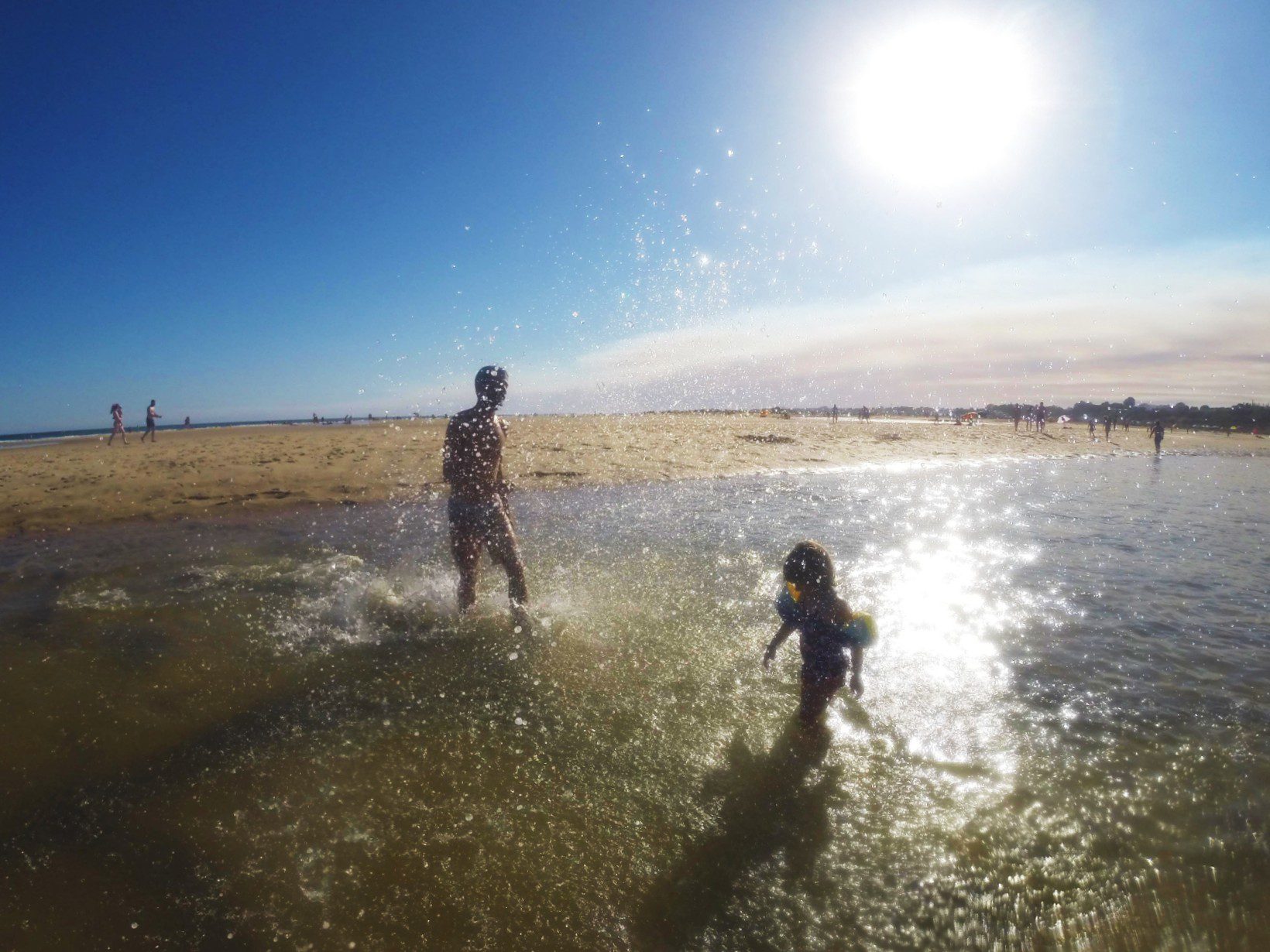 Children in the Algarve 8 Playing in the sea