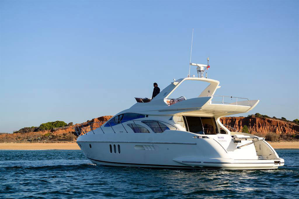 Luxury yacht in Vilamoura